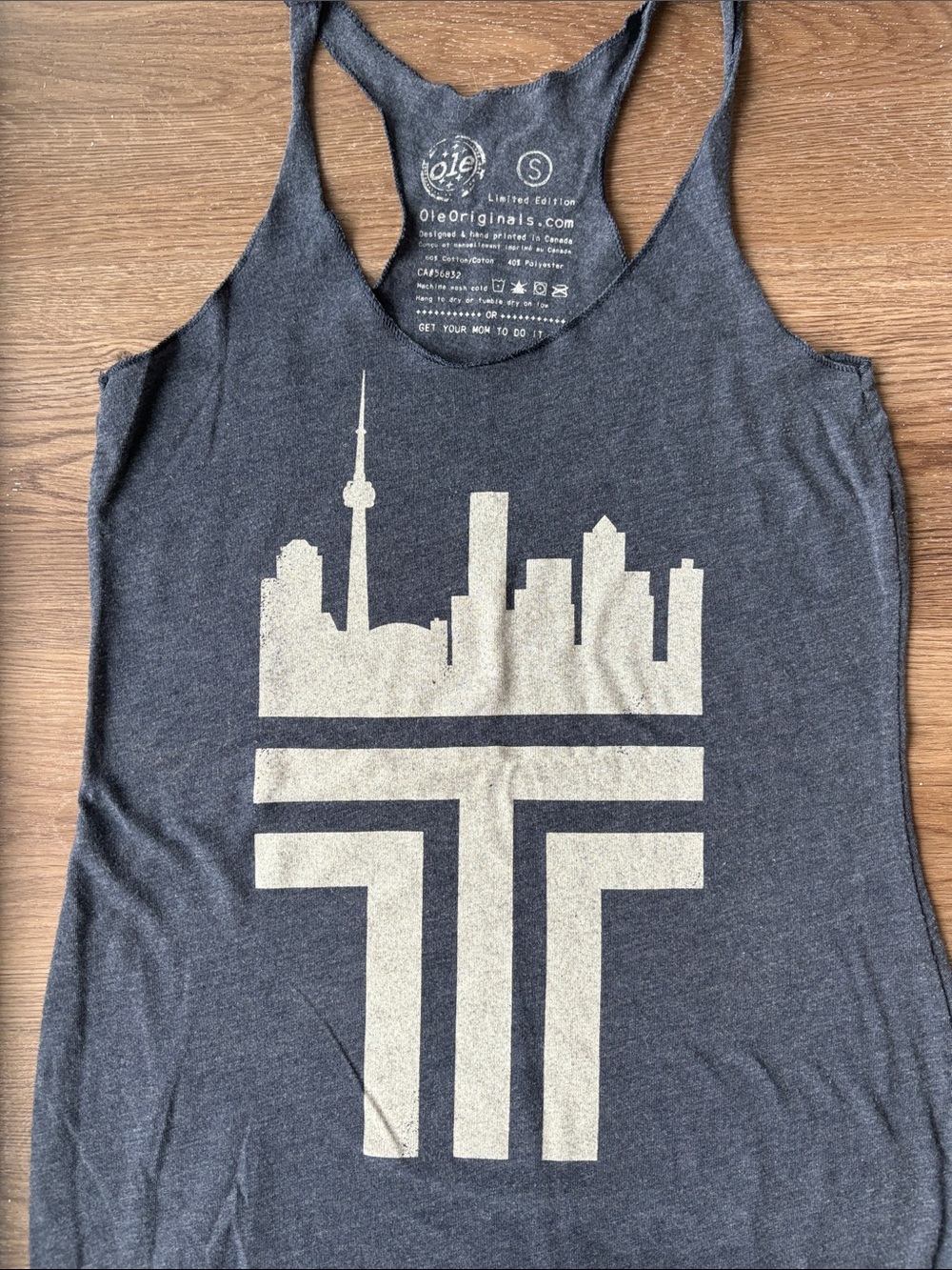 Women’s Blue Toronto Graphic Tank Top